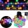 Instalatie solara LED 30 globulete multicolore