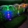 Set 2 x Lampa solara JellyFish RGB, fibra optica