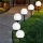 Set 10 x lampa solara, H 34 cm, senzor lumina