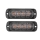 Set 2 stroboscoape auto 4 LED 12V, lumina portocalie