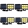 Set 4 x Proiector solar 96 LED, senzor de miscare, telecomanda