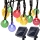Set 2 x Instalatie solara LED 30 globulete, Multicolor