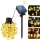 Set 2 x Instalatie solara LED 30 globulete, Alb cald