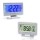 Ceas cu ecran LCD si control vocal, Argintiu/Negru