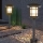 Set 4 x lampa solara felinar LED 40 cm, Alb cald