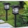 Set 4 x lampa solara felinar LED 40 cm, Alb cald