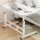Birou reglabil pe inaltime, 40x80 cm, Alb
