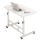 Birou reglabil pe inaltime, 40x80 cm, Alb