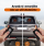 Semn LED Auto cu Telecomanda, Design Mana, 4 Moduri