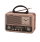Radio Retro cu ceas analog, BT/USB/TF/AUX 1200 mAh