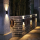 Set 4 x lampa solara 2 LED cu lumina bidirectionala
