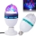 Set 2 x Bec rotativ disco cu led RGB E27