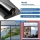 Set 2 x Autocolant geamuri, protectie UV, 45 x 300 cm