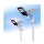 Lampa stradala cu incarcare solara, Jortan Slim 400 W