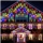 Instalatie cu franjuri 30 M, 1200 LED, Multicolor