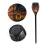 Set 4 x Lampa solara tip torta cu efect flacara, 50 cm