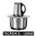 Masina de tocat electrica, 5 Litri, Inox, 500 W, 5 lame