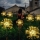 Set 2 x Lampa solara artificii cu suport metalic, lumina calda