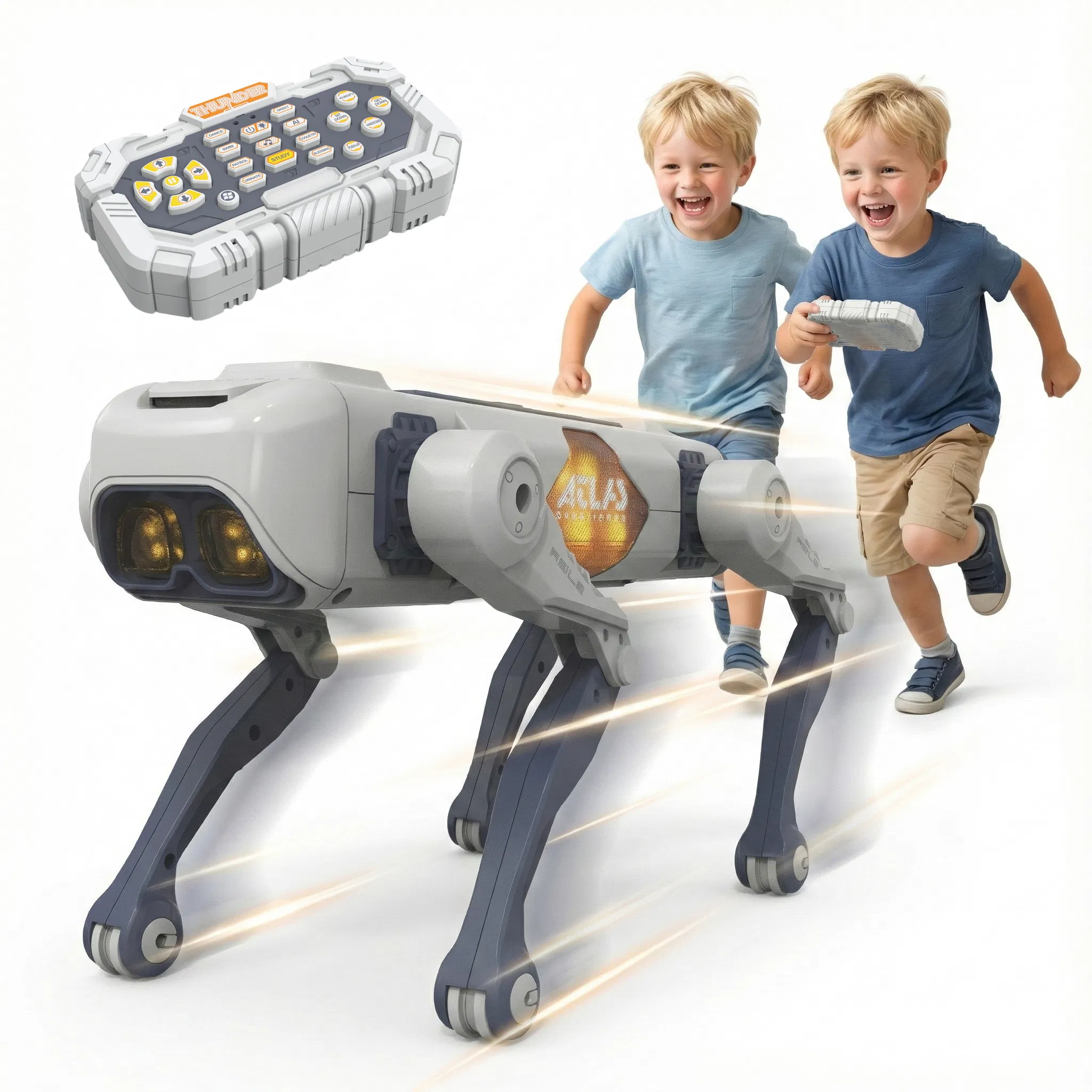 Jucarie interactiva Catel robot inteligent RC, control telecomanda