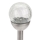 Set 3 x lampa solara glob, 27 cm, culori interschimbabile
