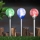 Set 3 x lampa solara glob, 27 cm, culori interschimbabile