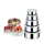 Set 15 caserole metalice cu capace din plastic