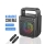 Boxa Bluetooth, 2 microfoane, Radio FM, Difuzor 8 W