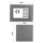Seif electronic antiefractie, metalic, 2 chei