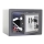 Seif electronic antiefractie, metalic, 2 chei