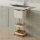 Carucior organizator cu 3 niveluri si roti