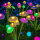 Set 2 x lampa solara 6 LED Jellyfish, Multicolor