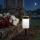 Set 4 x Candela solara LED, lumanare cu efect de flacara, Alb