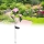Set 2 x Lampa solara Trandafir Roz, 3 flori LED