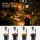 Lampa solara cu ghiveci integrat, LED alb cald