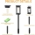 Set 2 x Lampa solara de gradina, IP65, LED Alb cald