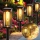Set 4 x Lampa solara de gradina, IP65, LED Alb cald