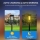 Set 6 x Lampa solara de gradina, IP65, LED Alb cald