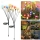 Set 4 x Lampa solara LED Multicolor, 8 bulbi licurici