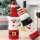 Set 2 huse festive pentru sticla de vin, decoratiune de Craciun - 1