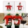 Set 2 huse festive pentru sticla de vin, decoratiune de Craciun - 2