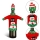 Set 2 huse festive pentru sticla de vin, decoratiune de Craciun - 2