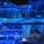 Instalatie franjuri 300 LED, 12 Metri lungime, Albastru