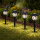 Set 4 x lampa solara felinar LED 43 cm