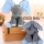 Elefant Cucu Bau in limba romana, Roz / Albastru
