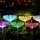 Set 2 x Lampa solara 7 LED RGB, model floare