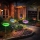 Set 2 x Lampa solara 7 LED RGB, model floare