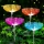 Set 2 x Lampa solara 7 LED RGB, model floare