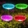 Set 2 x Lampa solara 7 LED RGB, model floare