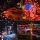 Instalatie solara 1000 LED, 100 M pentru exterior, Multicolor