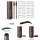 Set 2 x Kit pentru sprancene: pudra si pensula